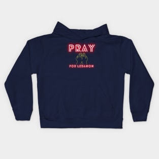 Pray For Lebanon Kids Hoodie